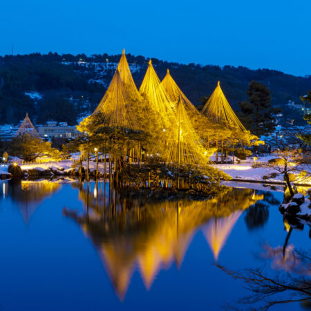 Kenrokuen in winter